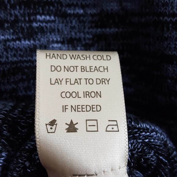 Max Studio NWT Space Dye Tie Hem Sweater Blue XL - Picture 13 of 15